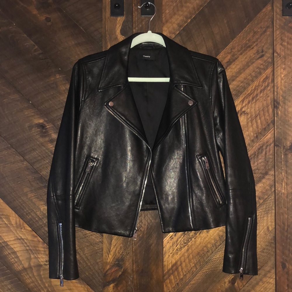 Theory Leather Jacket - image 1